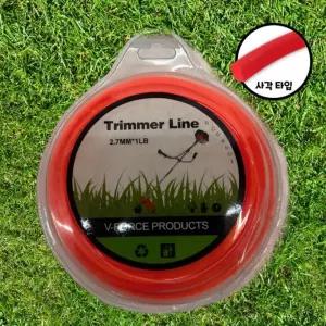 사각 2.7mm 나일론커터 예초기줄 예초기끈 톱날 줄날 나일론 안전날 소품 악세서리 악세사리 부품 사용이편