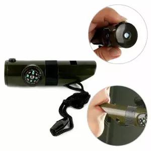 호루라기 나침반 LED 재난용품 비상 ZF