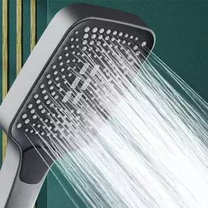 고급 4단 조절 샤워 헤드 고압 샤워기 목욕탕 샤워기 4단