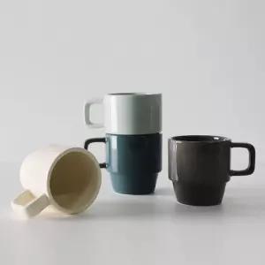 무스 머그 소 200ml 4color도자기 도자기컵 예쁜 예쁜잔 혼수준비 도자기 머그잔 손잡이