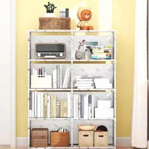 DIY 조립식책장 책꽂이 거실 사무실 틈새 선반 수납장 다용도실 미니 옷장함