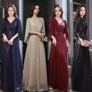 슬림 공연무대복 연주회 합창단 합창드레스