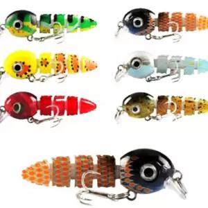 5단 낚시 루어 미끼 초록색 블랙검정 민물낚씨 채비 웜 에기 관절 바다 인조 녹색 쉐드 광어 검정