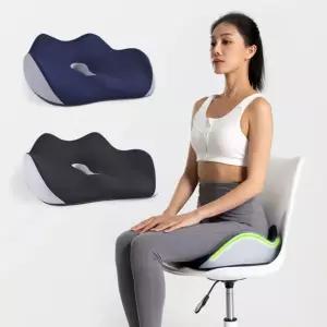 메모리폼 쿠션 자세 허리 방석 기능성 엉덩이 꼬리뼈 교정