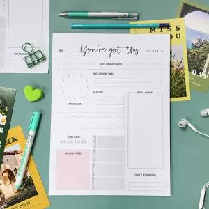 데일리 플래너 A4스케줄관리 수첩 하루 업무 노트 업무장 스케줄러