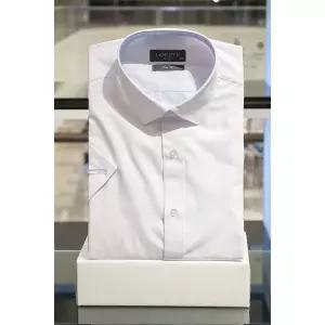 란체티 남성 화이트 솔리드 비즈니스 일반핏/슬림핏 와이셔츠 LZRTC75WH/76WH 780389