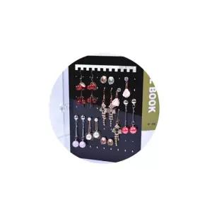 OH 투명 아크릴 귀걸이 정리함 블랙형 정리대 악세서리보관함 진열대 화장대 거치대 쥬얼리 이어링걸이 꽂