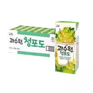 과수원 청포도 190ml 24개