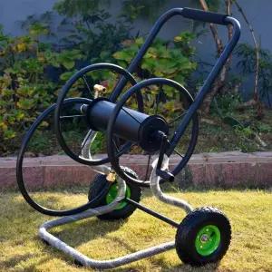 대형 호스릴 거치대 과수원 농업용 파이프 카트 이동식 분사