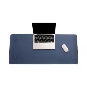 파스텔 데스크매트 (블루 80x40cm) DK86가죽패드 휴대 사무용 노트북 마우스 책상 컴퓨터용품