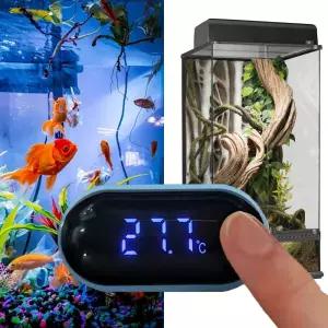 원터치 어항사육장 온도계측정 측정기 방수 수기 냉장고 수족관 디지털