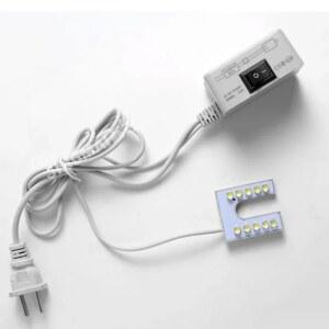 10 LED 재봉틀 조명 U자형 산업용 프레스 작업등 드릴 램프 플러그 작업대 EU/US 마그네틱
