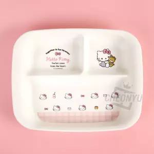 헬로키티 베이비 식판 470ml어린이 접시 급식배 어린이 그릇 배식 어린이용