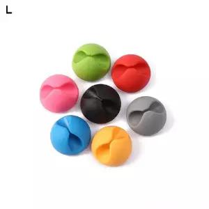 케이블 정리 고정클립1P 50개선용품 선용품 충전기선 USB선 선정리 책상 전선