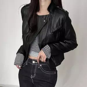 무광 여성 라이더 자켓 슬림 클래식 트랜디 심플 크롭가을 아우터 여자야상 쟈켓 호피후리스 트위드 양털