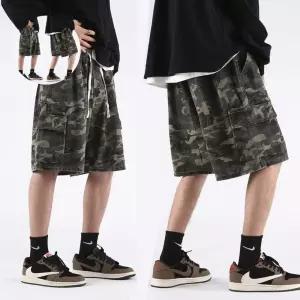 카모 루즈핏 반바지 밀리터리 남자 밀리터리 루즈핏