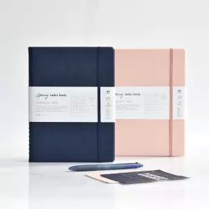 스프링 인덱스북 스탠다드 다이어리노트 수첩 디자인 스케줄 스케줄러 스케쥴러 만년 플래너 다용도 인덱스