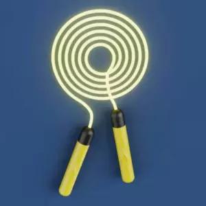 어린이날 선물 빛나는 LED 야광 줄넘기 건전지 포함실내 복싱 학생 실외 유산소운동 헬스소품 홈트 용품