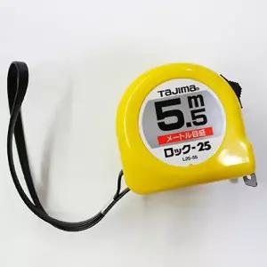 타지마 다용도 줄자 거리 측정기 자동 5.5m 25mm 용공구 작업 휴대용 휴대옹 공구용