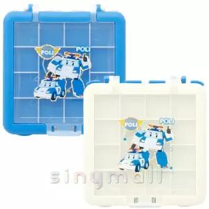 키즈원 로보카폴리 치즈케이스 블루 139085보관용기 아이스파우치 간식 보관함 캐릭터 치즈통 보관통