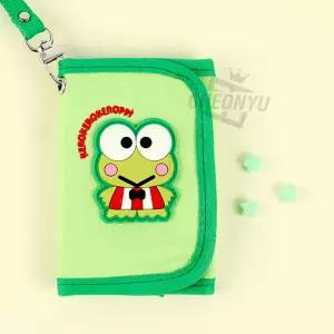 케로피 귀여운 3단 목걸이 지갑 카드 형지갑 캐릭터