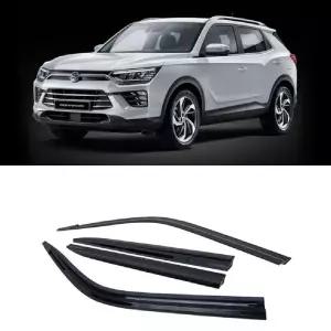 뷰티풀 코란도 일반썬바이져 햇빛가리개 빗물차단 윈도우캡 접착식 소음축소 썬바이저 선바이저 차량용품