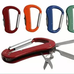 카라비너 등산 캠핑용 1P 낚시 포함 가위 ZF 칼