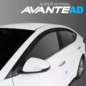 아반떼AD 901-153 일반 썬바이져 햇빛가리개 빗물차단 윈도우캡 접착식 소음축소 썬바이저 선바이저 차량용