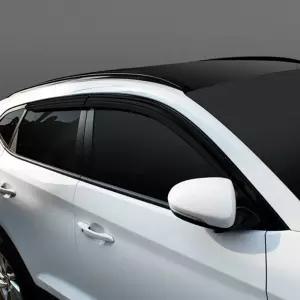 올뉴투싼 K-901-148 일반 썬바이져 4P 햇빛 빗물차단 윈도우캡 가리개 접착식 소음축소 썬바이저 선바이저