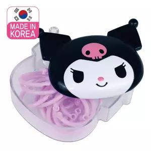 쿠로미 카드링-중서류철 카드 정리 원형 산리오 플라스틱 서류 종이