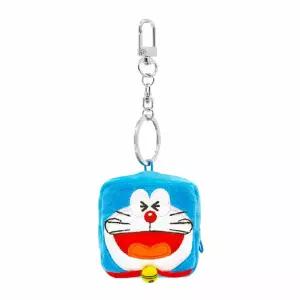 도라에몽 얼굴 사각 표정 파우치 키링-얏호큰인형링 인형링 가방고리 등원 즈고리 키링 홀더 장식