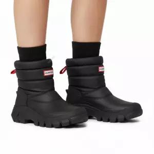 헌터 [MEN] 오리지날 인트레피드 숏 스노우부츠 - 블랙 MFS9135WWUBLK 229082