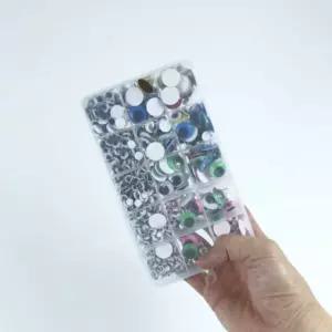 벌크 스티커눈알 인형 1500개 대용량클레이공예 할로윈 세트 접착 셀러즈 스티커