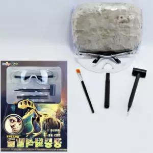 발굴놀이 키트 화석 광물 캐기 과학 교구 고고학공룡 완구 헤베크로노스 꼬마자