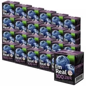 풀무원 아임리얼100 블루베리 120ml 24팩