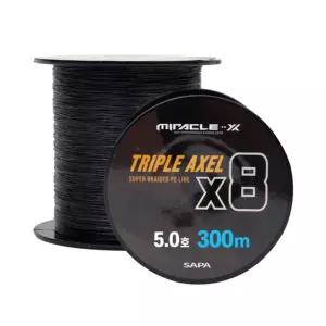 싸파 미라클 트리플악셀 8합사 300M 5호 블랙프리미엄낚시줄 용줄 고강도낙시 취미생활 낚시 선상 바다루어