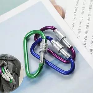 낚시 등산 가방 안전 열쇠고리 잠금방식 카라비너 1P