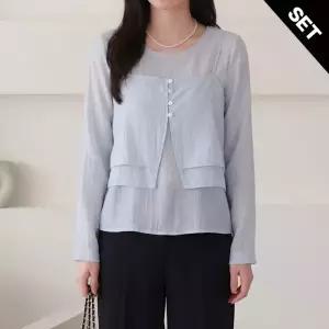 [올리비에스클로젯] 뷔스티에 세트 블라우스_O2603BL044A