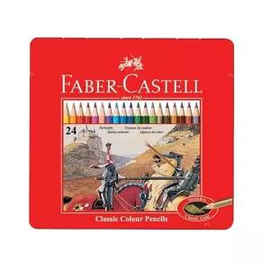 파버카스텔 사각일반색연필.24.1세트전문가용 그림그리기 미술도구 용품 문구용 준비물 칼라 다용도 팬시