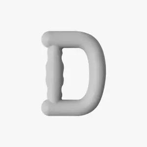 실리콘 그립 연회색 악력기 ZF D