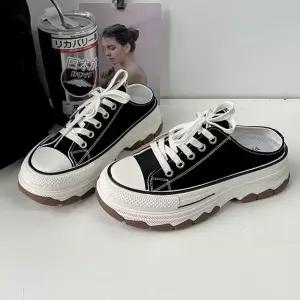 여성 2뮬 스니커즈 운동화 통굽 키높이 ZGB3 베리슈 구두 화깔창 에어 슬립온 다이얼 소프트 블로퍼 패션