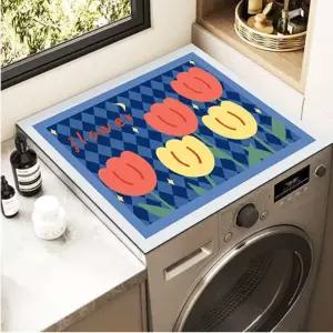세탁기 방수커버 덮개 건조기 패턴슬리브 냉장고덮개 스크래치방지 세탁기랩