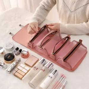 ZZZM 여행가방짐싸기 화장품 여행용 파우치 탈부착투명치 메이크업치 주머니 싸기 용치 브러쉬치 립스틱치