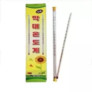 교구 제품 막대 온도계 대 길이 295mm 10개측정 측정계 과학 측정기