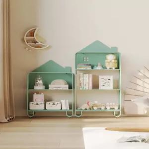 해이프 북유럽 철제 집모양 공부방 꽂이 책장 선반 거실