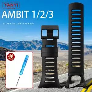 순토 시계 밴드 용 고무 Ambit 1/2/2S/2R/3 Sport/3 Run/3 PEAK 교체 손목 유연한 스트랩