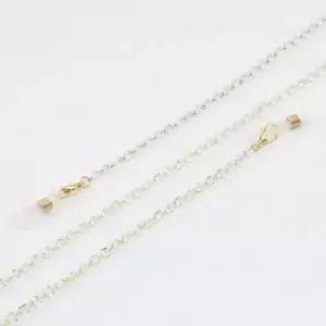 ( )투명 크리스탈 골드 비즈 마스크걸이 목걸이 겸용 안경줄 안경소품