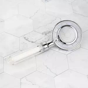 프라임필터맛사지헤드 욕실 샤워기 녹물제거 수압상승 교체 수전 수돗물 절수 꼭지 해바라기 수도