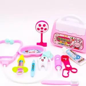 병원놀이 세트 소꿉 어린이 역할 아동 장난감가방 의사 낚시 진료 학습지 역활 랜덤