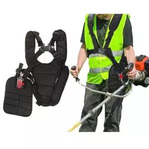 제초 작업용 예초기 스트랩 보조 조끼 어깨 밴드멜빵 벌초보호장비 마스크 예끈 벨트 보조줄 고무 어깨끈